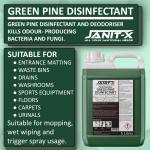 Janit-X Professional Green Pine Disinfectant 5 Litre - PACK (2) NWT2973P