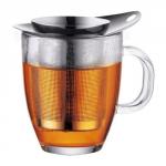 Bodum New YoYo Shiny Mug & Tea Strainer 0.35 Litre
