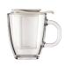 Bodum Yo-Yo White Mug & Tea Strainer 0.35 Litre NWT2992