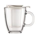 Bodum YoYo White Mug & Tea Strainer 0.35 Litre