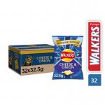 Walkers Cheese and Onion Crisps 32.5g (Pack of 32) NWT300