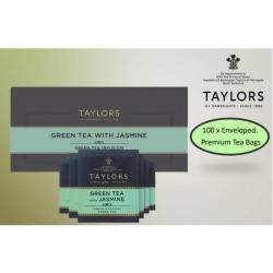 Taylors of Harrogate Green Tea with Jasmin Enveloped x 100s NWT3008