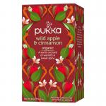 Pukka Organic Wild Apple & Cinnamon Individually Wrapped Tea 20s - PACK (4) NWT3053P