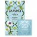 Pukka Tea Relax Individually Wrapped Enveloped Tea 20s - PACK (4) NWT3054P