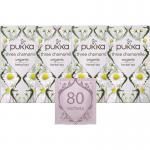 Pukka Tea Three Chamomile Individually Wrapped Enveloped Organic Tea 20s - PACK (4) NWT3057P