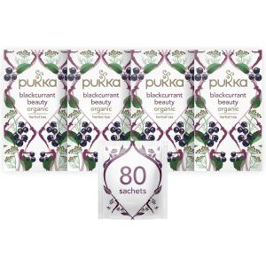 Pukka Tea Blackcurrant Beauty Envelopes 20s - PACK 4 NWT3059P