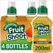 Robinsons Fruit Shoots Orange Flavoured Juice Drink 4 x 200ml *NO ADDED SUGAR* NWT3078