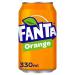 Fanta Orange Soft Drink 330ml Can (Pack of 24) NWT308