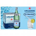 San Pellegrino Sparkling Water GLASS 12x750ml NWT3174
