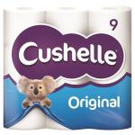 Cushelle Original Toilet Roll 9 Pack NWT3192