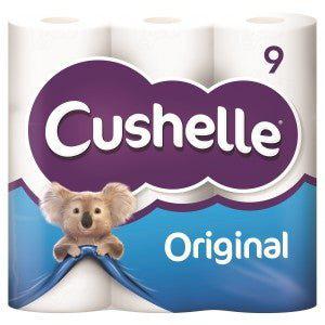 Image of Cushelle Original Toilet Roll 9 Pack NWT3192