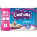 Cushelle Original 2-Ply 50% Longer Toilet Rolls 6s=9 - PACK (4) NWT3192P