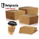 Belgravia 8oz Cup Sleeves 1000s NWT3220