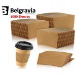 Belgravia 12oz Cup Sleeves 1000s NWT3221