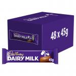 Cadbury Dairy Milk Pack 48 x 45g Bars Full Case NWT325
