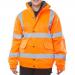 BSeen High Visibility Medium Orange Jacket NWT3287-M