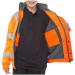 BSeen High Visibility Small Orange Jacket NWT3287-S