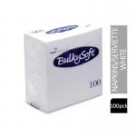Bulky Soft NapkinsServiette 2Ply 24x24cm WHITE 100s 32196 NWT3293-W