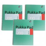 Pukka Pads Metallic Green Jotta A4 Notebook NWT3321