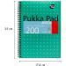 Pukka Pads Metalic Green Jotta B5 Notebook NWT3323