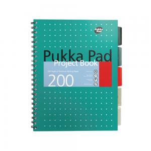 Click to view product details and reviews for Pukka Pads Metalic Green B5 Project Book Pack 3 Nwt3325p.