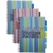 Pukka Pads Pink/Blue Stripes A4 Project Book NWT3330