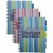 Pukka Pads PinkBlue Stripes A4 Project Book - PACK (3) NWT3330P