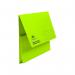 Brights Document Wallets Foolscap Half Flap Green 50s NWT3351