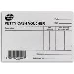 Petty Cash Voucher Pad 100 Sheets NWT3357