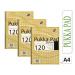 Pukka Pads Metallic Vellum A4 Notebook  - PACK (3) NWT3358P