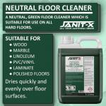 Janit-X Professional Quick Drying Neutral Floor Cleaner Lemon Fragrance 5 Litre NWT3366