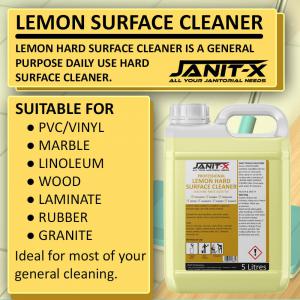 Click to view product details and reviews for Janit X Professional Hard Surface Lemon All Purpose Cleaner 5l.