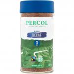 Percol Delicious Decaf Instant Coffee 100g - PACK (6) NWT3374P