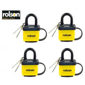 Securit s1166 Weather Resistant Padlock YellowBlack 40mm NWT3390
