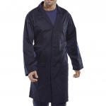 B-Click Workwear Navy Size 50 Warehouse Coat NWT3430-50