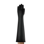 Ansell Black 8.5-9 Latex Rubber Gloves (Pair) NWT3444-09