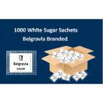 Belgravia White Sugar Sachets 1000’s NWT3448