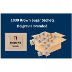 Belgravia Brown Sugar Sachets (Pack of 1000) A00890 NWT3449