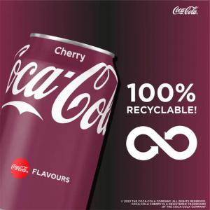 Coca Cola Cherry 330ml Tray 24 Cans NWT346