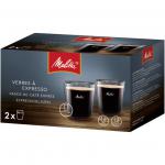 Melitta Espresso Double Walled Glass Set 80ml 2 Pack NWT3460