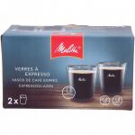 Melitta Espresso Glass Set 0.08 Litre Pack 2s NWT3460