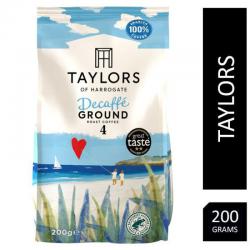 Taylors Decaffeinated Roast & Ground Coffee 200g NWT3467