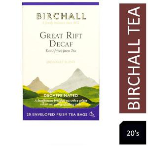 Birchall Plant Based Prism Enveloped Teabags - Great Rift DECAF 20s