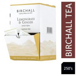 Birchall Lemongrass & Ginger Tea Envelopes 250s NWT3519