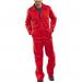 B-Click Workwear Red Boiler Suit Size 40 NWT3542-40
