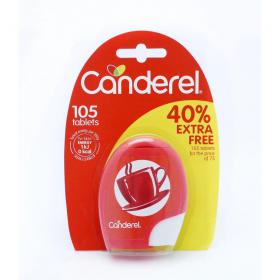 Canderel Low Calorie Sweetener 105 Tablets - PACK (12) NWT3565P