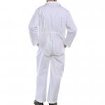 B-Click Workwear White Boilersuit Size 42 NWT3607-42