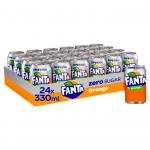 Fanta Orange Zero Cans 330ml (Pack of 24) NWT3610