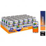 Fanta Orange Zero Cans 24x330ml NWT3610