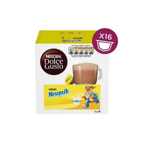 NESCAFÉ DOLCE GUSTO NESQUIK Chocolate Flavored Drink Three Packs of 16  Capsules [48 Capsules]